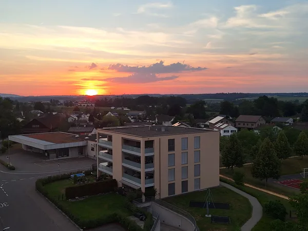 Den Sonnenuntergang geniessen...